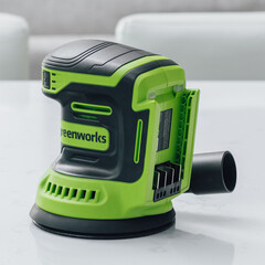 Эксцентриковая шлифмашина Greenworks OS325 24V аккумуляторная, без АКБ и ЗУ