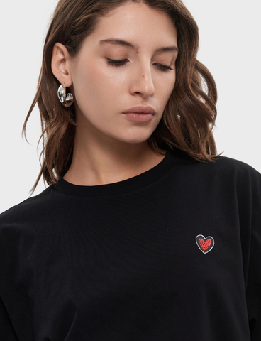 Футболка KARL LAGERFELD Ikon Valentine Oversized Tee