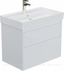 Aquanet 348188 Тумба с раковиной Nova Lite 2.0 60 2 ящ. цв. белый глянец (348188) фото