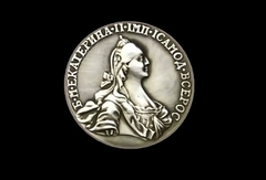 Силиконовый молд Монета 1764 г Екатерина ll