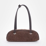 Сумка Саломея 2038 эко-замша шоколад