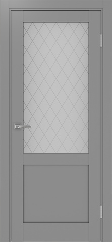 Турин_502.21.30 ЭКО-шпон Серый-Кристалл б.цв/Щит МДФ