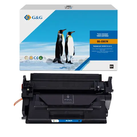 Картридж G&G, аналог Canon 057H 10k с чипом