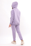 Утепленный спортивный костюм для беременных и кормящих 16025 пыльная сирень
