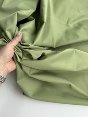 Плащовая смесовая ткань, цвет Зеленое яблоко