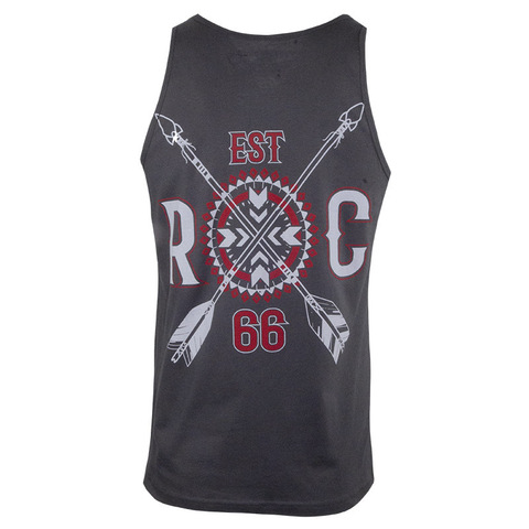 Rush Couture | Майка мужская REBEL SPIRIT TANK TOP Grey RC280 спина