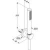 Kludi NOVA FONTE PURISTIC 2085053-15 ванна/душ. гарн.1S, белый мат