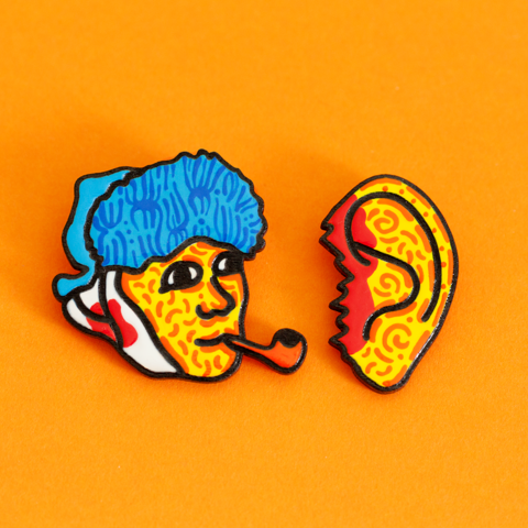 Набор значков «ВанГог и Ухо»