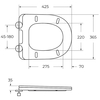 BelBagno BB062CHR-GR/BB062SC-GR Унитаз подвесной безободковый BelBagno COLORATO BB062CHR-GR/BB062SC-GR