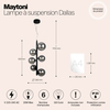Подвесной светильник Maytoni Dallas MOD545PL-06B