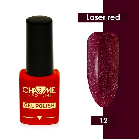 Гель-лак 12 - Росита Laser red Effect Charme 10мл