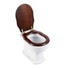 BelBagno BB115SCW-CRM Сиденье деревянное, цвет Орех (Noce), Soft close металлическое крепление, петли Хром