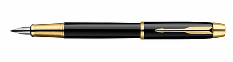 Ручка перьевая Parker IM Metal F221 Black GT (S0856190)