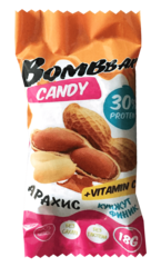 Протеиновые конфеты Bombbar Финик-арахис-кунжут, 18 гр