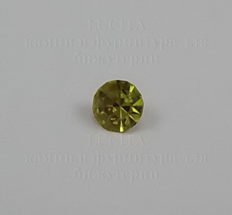 Стразы ювелирные (цвет - золотой) 3,8 мм, 10 шт ()