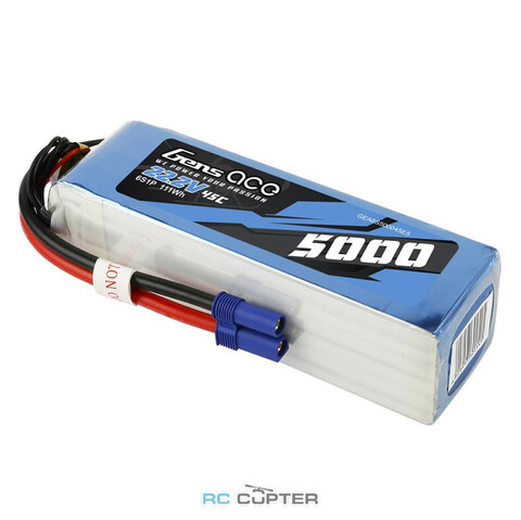 АКБ Gens Ace 5000mAh 6S1P 45C 22.2V Lipo Battery Pack