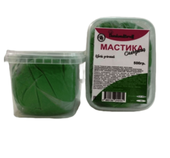 Мастика на какао масле Domkonditeroff 0.5 кг ЗЕЛЕНАЯ