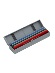 Набор из 3-х алмазных анодированных брусков 150х25х7х3 MS-1 (медно-оловянная) в боксе