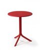 Стол пластиковый обеденный Nardi Step + Step Mini, красный