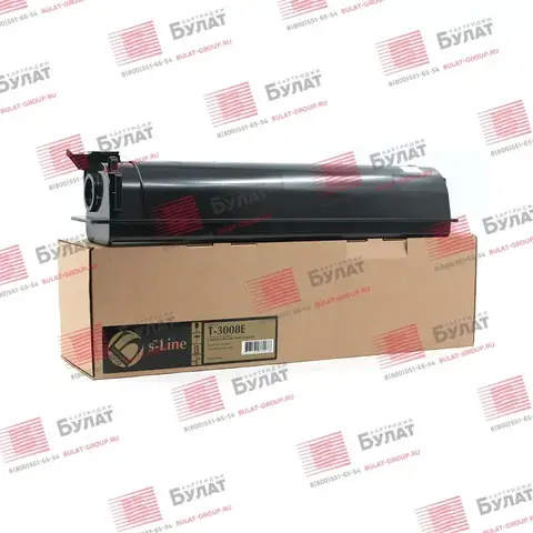 Тонер-картридж БУЛАТ s-Line T-3008E для Toshiba e-Studio 2508 (Чёрный, 43900 стр.), совместимый