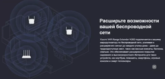 Усилитель Wi-Fi сигнала Xiaomi Mi Wi-Fi Range Extender N300 Global, белый