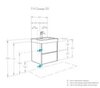 Aquaton 1A2517K0SDB20 Набор: Тумба-умывальник Сканди 55 Бел/Дуб Верона/Раковина Адриана 55
