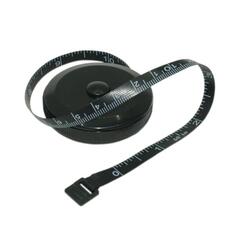 Сантиметровая лента-рулетка, длина 1,5 м, чёрный