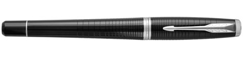 Ручка перьевая Parker Urban Premium F312, Ebony Metal CT, F (1931613)