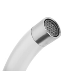 Cмеситель для кухни белого цвета  Accoona A48107G