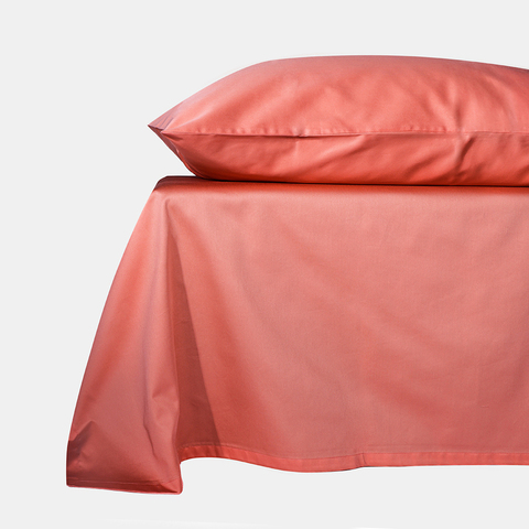 Простыня 250x280 Mollen розово-коралловая