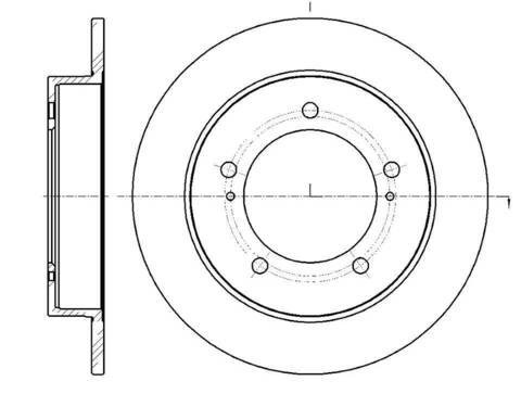 Диск тормозной G-brake  GR-01904