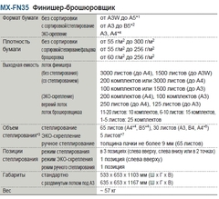 Напольный финишер Sharp для MXM6570EE/MXM7570EE со степлированием и возможностью изготовления буклетов на 3 250 листов