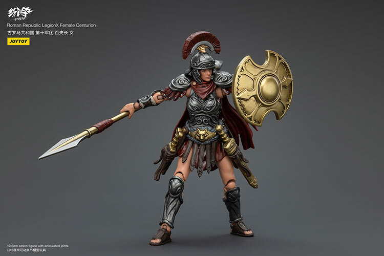 Фигурка Легионер Женщина Центурион масштаб 1/18 Roman Republic JoyToy