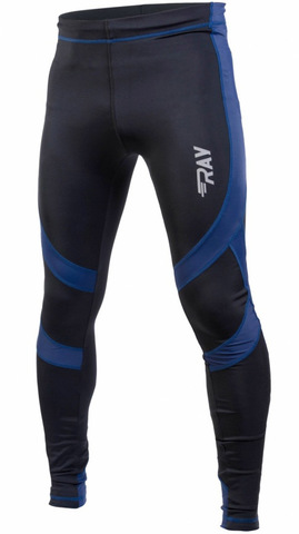 Тайтсы для бега Ray Elite Black-Blue