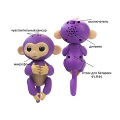 Fingerlings Интерактивная ручная обезьянка 