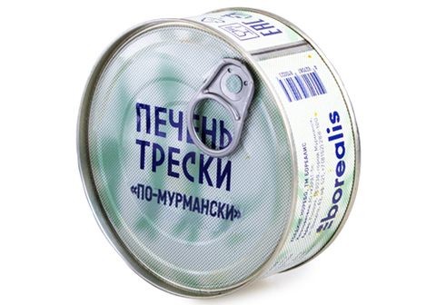 Печень трески по-мурмански, 240г