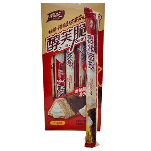 Фитнес батончик с молочной начинкой ChunFu Crisp Angle, 22 гр