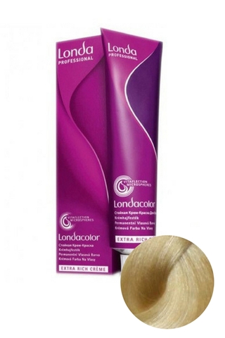 Стойкая крем-краска для волос LondaColor 10/0 Очень светлый блонд золотистый, Londa Professional, 60 мл