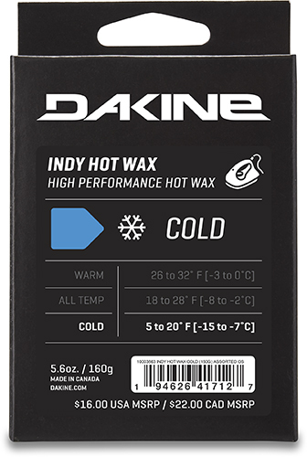 Средства по уходу за лыжами и сноубордами Парафин (Ниже -7) Dakine Indy Hot Wax Cold (160Гр) INDYHOTWAXCOLD160G-ASSORTED-194626417127_10003663_ASSORTED-12M_MAIN.jpg