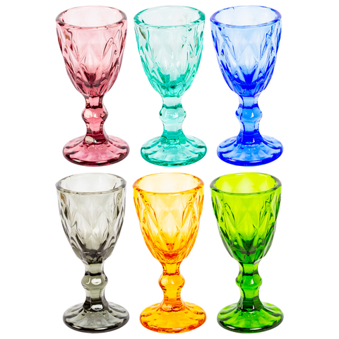 Набор бокалов 6шт 50мл Объект мечты Светский прием Маркиз мини-версия 6 цветов OM-21091723