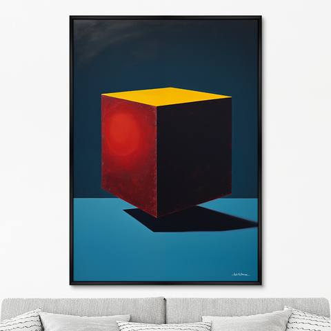 ArtNoMore - Репродукция картины на холсте Cubes in colors, No 1, 2024г.