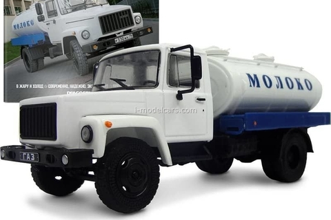 GAZ-3307 G6-OTA-4,2 tank Milk 1:43 DeAgostini Auto Legends USSR Trucks #13