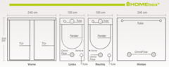 Гроутент HomeBox Ambient R240+ (240x120x220) гроумир