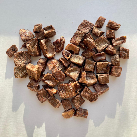 Лакомство для собак Evsey Factory Говяжье Лёгкое "Кубики" сушеное