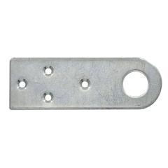 70-0-325 Проушина прямая оцинкованная, 50х145х3,5 мм (Россия)