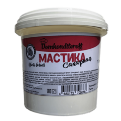 Мастика на какао масле Domkonditeroff 1 кг белая