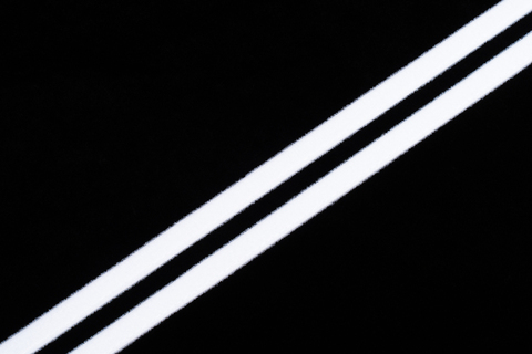 Ворсовая тесьма под каркасы белая (цв. 001) Arta-F, 50 метров