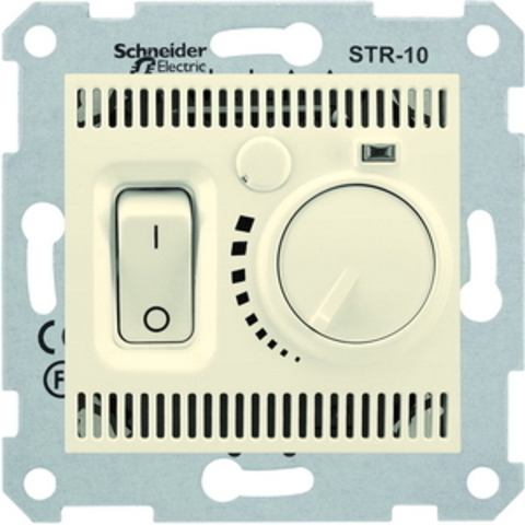 Терморегулятор для теплого пола. Цвет бежевый. Schneider Electric Sedna. SDN6000347
