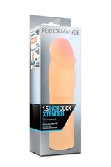 Телесная насадка-удлинитель на пенис PERFORMANCE 1.5INCH COCK XTENDER - 16 см. - 