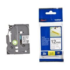 Сверхклейкая лента для наклеек Brother TZe-S231 - ширина 12 мм, черный шрифт на белом фоне